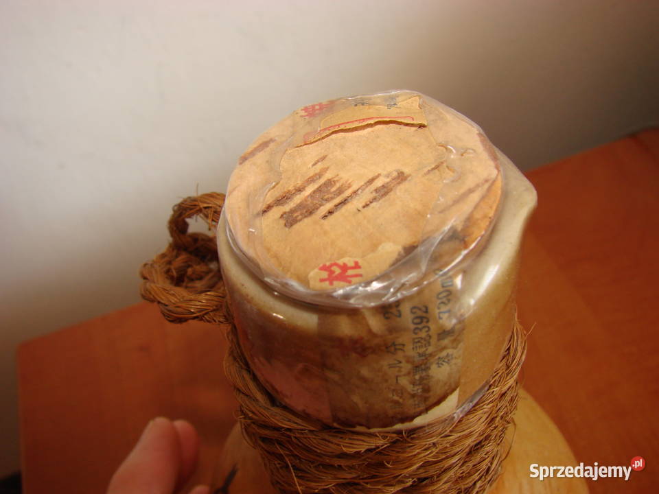 chińska kamionkowa pełna butelka Pruszcz Gdański