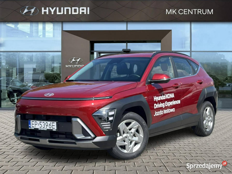 Hyundai Kona 10 TGDI 100 6MT DEMO Dostępny ręki czujnik deszczu Kona Piotrków Trybunalski sprzedam