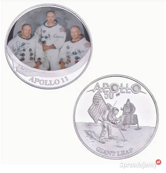 Kolekcjonerski zestaw monet medali pamiątka z Warszawa