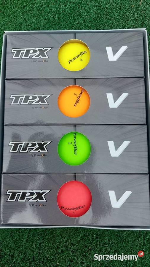 Piłki golfowe Power Bilt kolorowe 12 Hit wielkopolskie Kępno