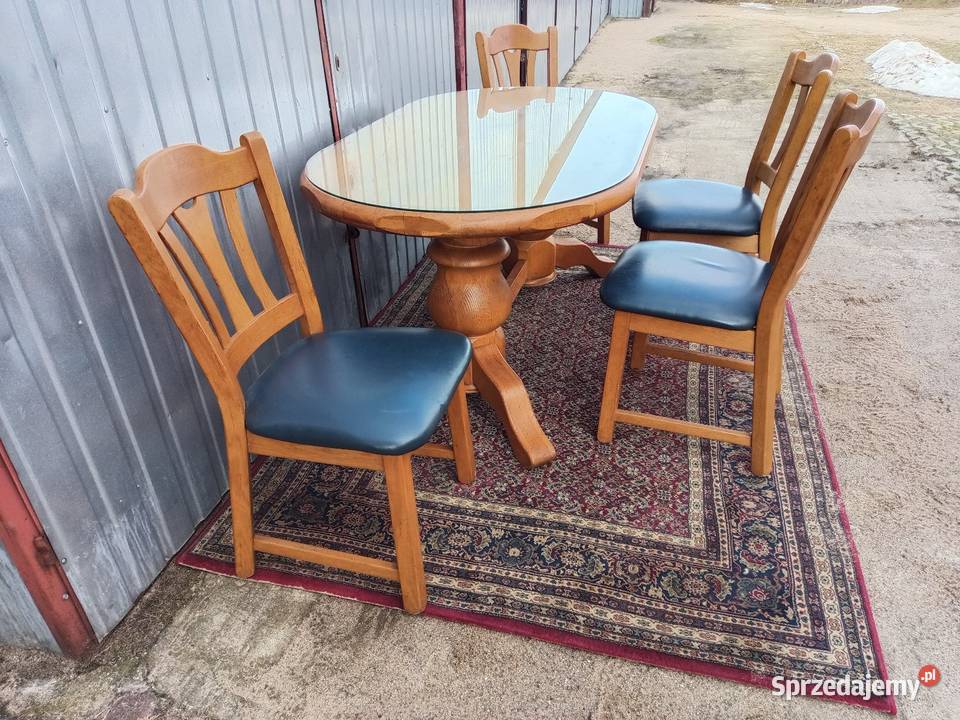 Stół plus krzesła sprzedam kujawsko-pomorskie Borówno