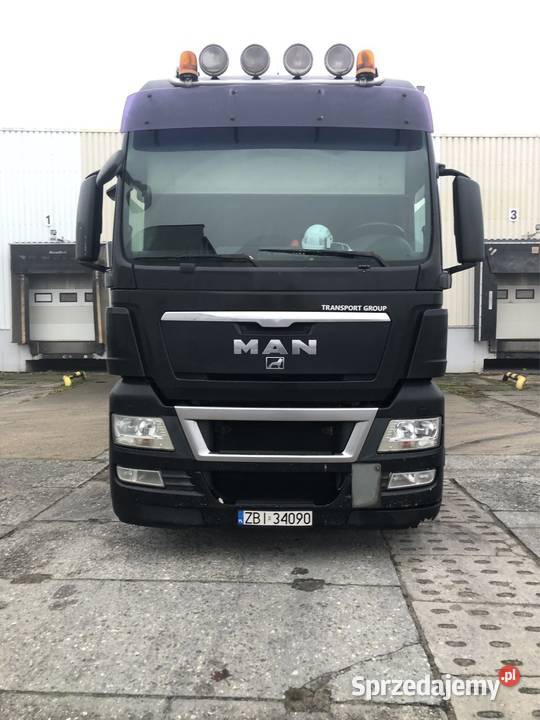 Ciągnik siodłowy Man 540 3osiowy naczepa pomorskie Gdańsk