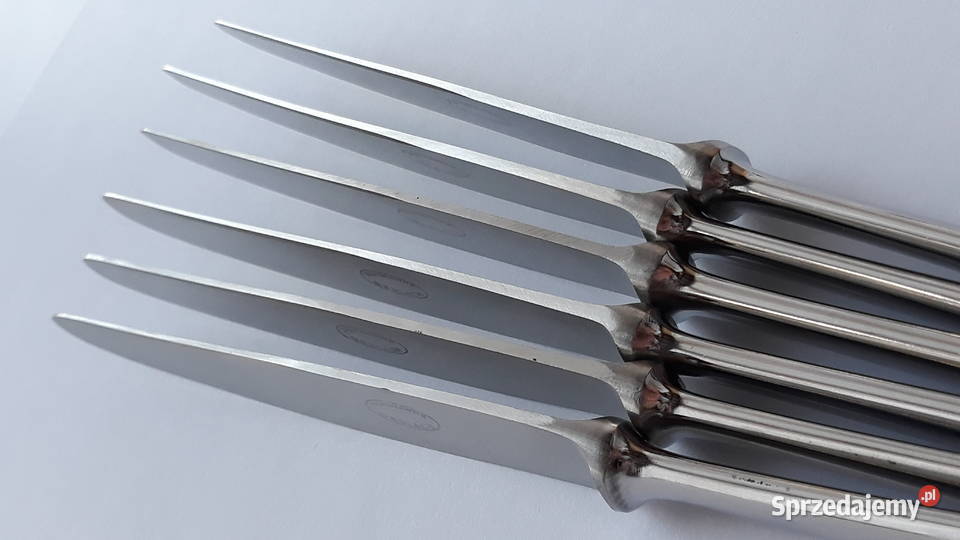 Kute noże obiadowe 2 KROPLA WODY Gerlach sztućce śląskie