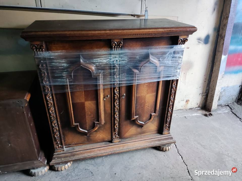 Dębowe antycze komody stół Rzeszów