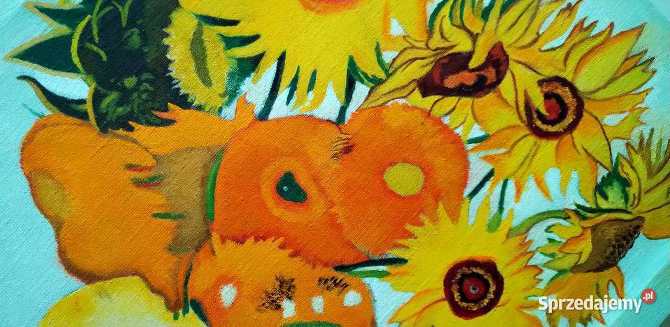 Obraz Olejny Słoneczniki Van Gogh Nie Fotokopia Gliwice