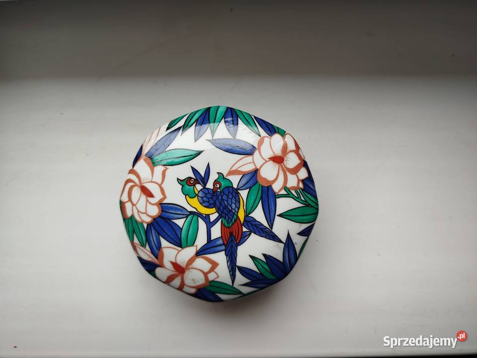 Pudełko porcelanowe vintage na drobiazgi Moda i Styl Opole