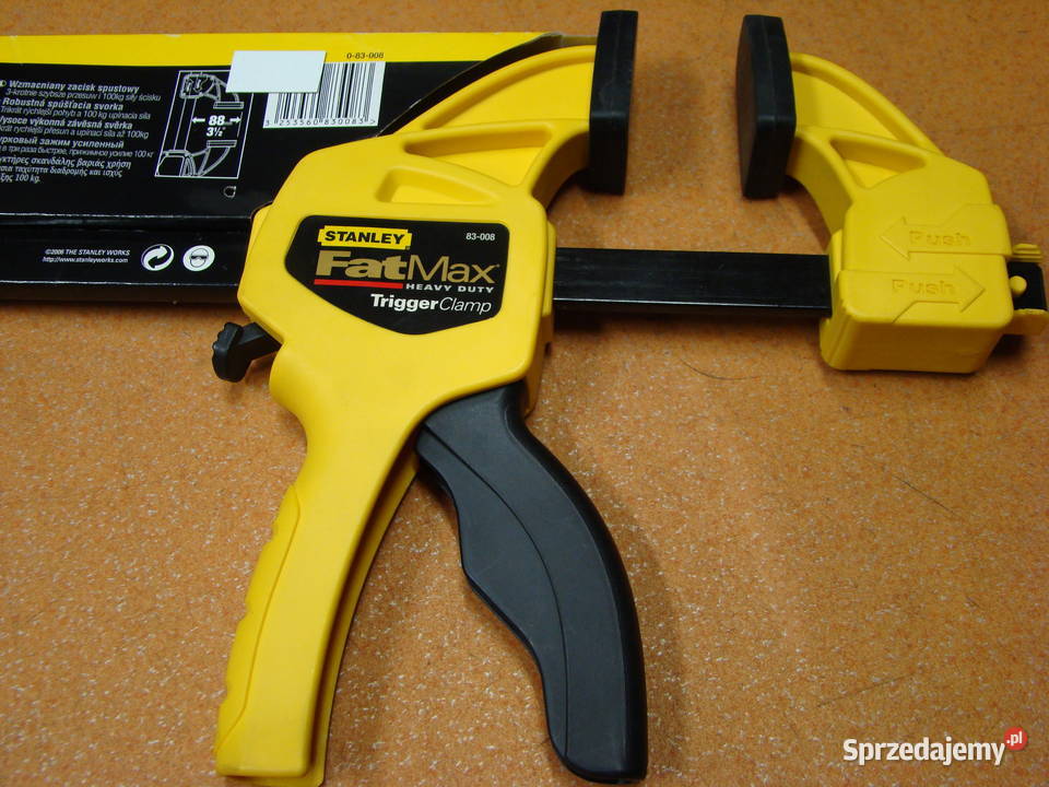 Ścisk stolarski STANLEY FAT 910 mm Ref 083008 Bielsko-Biała