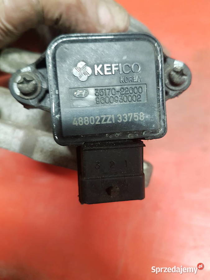 HYUNDAI GETZ 13 PRZEPUSTNICA POWIETRZA CZUJNIK wielkopolskie