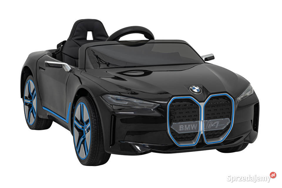 Autko BMW i4 na akumulator dzieci Czarny 14.6kg Łopuszno sprzedam
