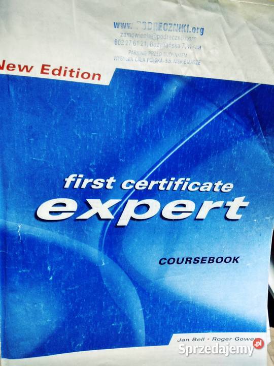 First certyfikate edition używane angielski Warszawa