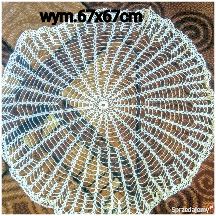 Stare ręcznie robione serwetki śląskie Chorzów