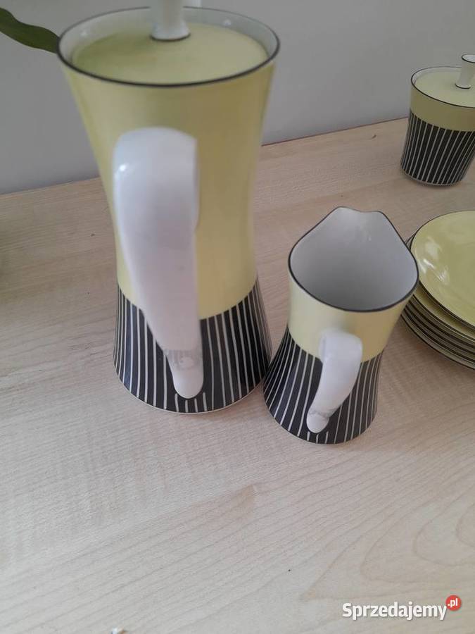 Porcelanowy serwis espresso Volkstedt lata Bogatynia