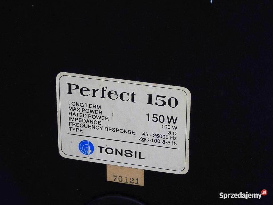 Kolumny Perfect 150 Tonsil 2x 150 wat DOSTAWA podkarpackie Jasło sprzedam