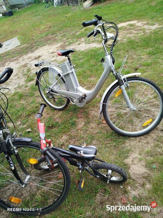 Rowerem elektryczny z manetką wielkopolskie Dąbie