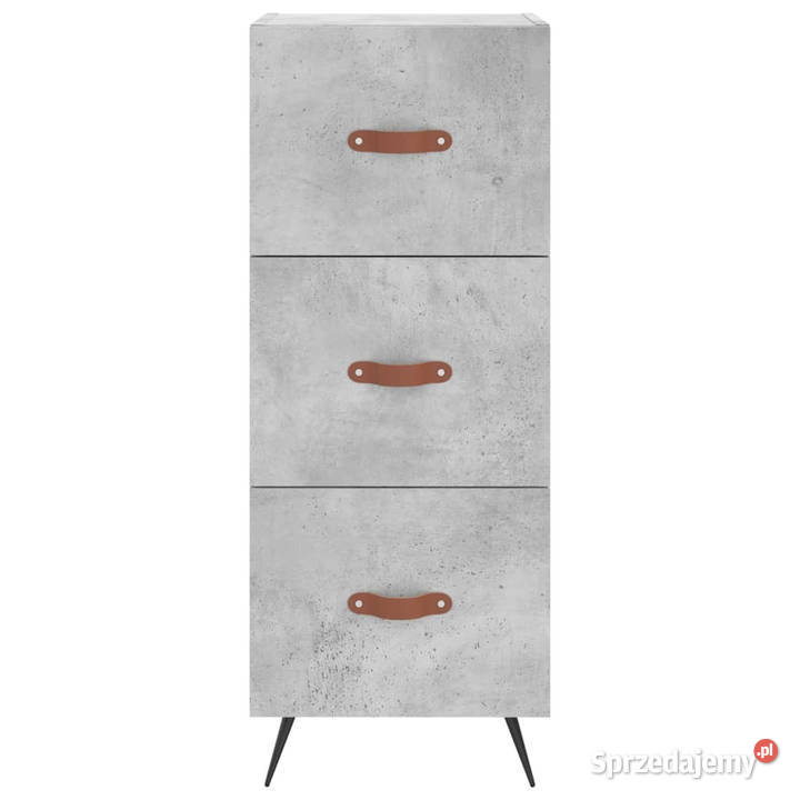 Szafka szarość betonu 345x34x90 materiał Warszawa