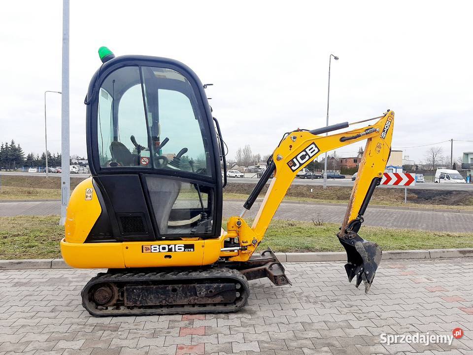 JCB 8016 2014r 2300 mth GWARANCJA możliwy Gniezno sprzedam