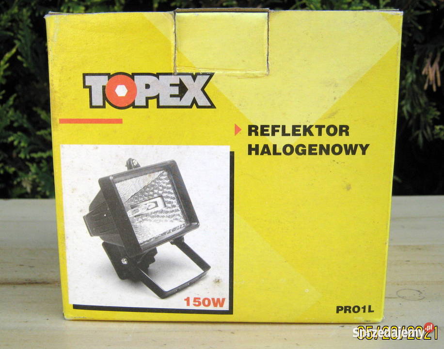 Halogeny 500 W 150 W Firmy Topex