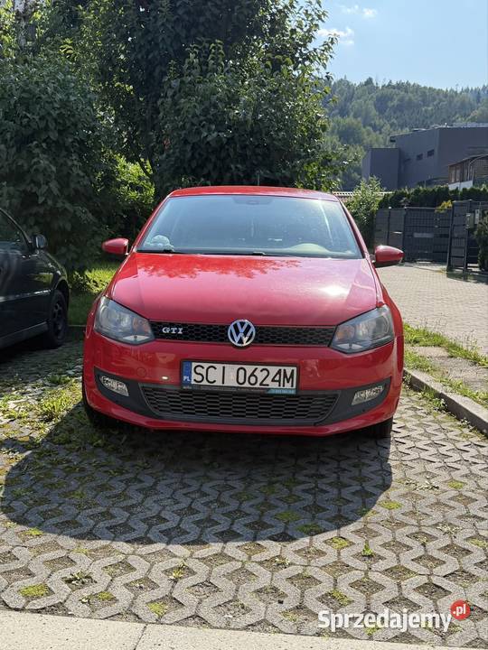 Volkswagen polo czerwony Wisła