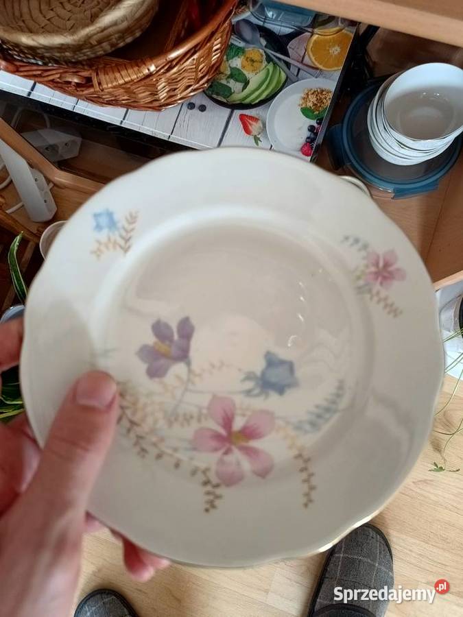 Antyki szklo Figurki talerze GbR Kahla 1970 Słubice