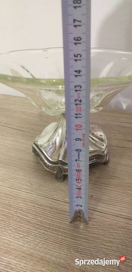 Patera posrebrzana pochodzenie Dania Przedbórz