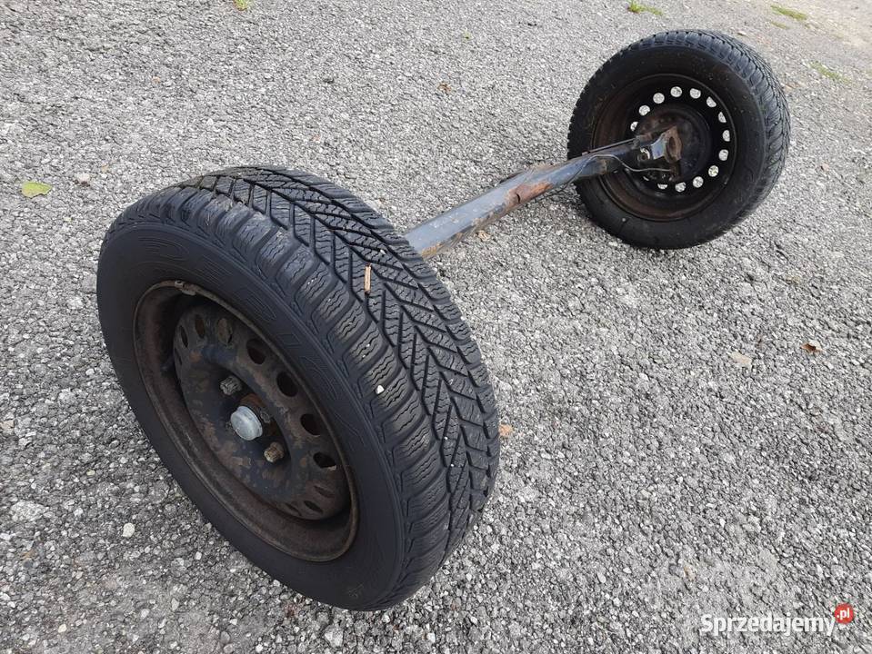 Kompletna os do przyczepki pod zbiornik 1000l 1 Tuchów