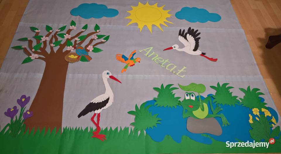 Dekoracje wiosenne z brystolu 504102 444 Garwolin