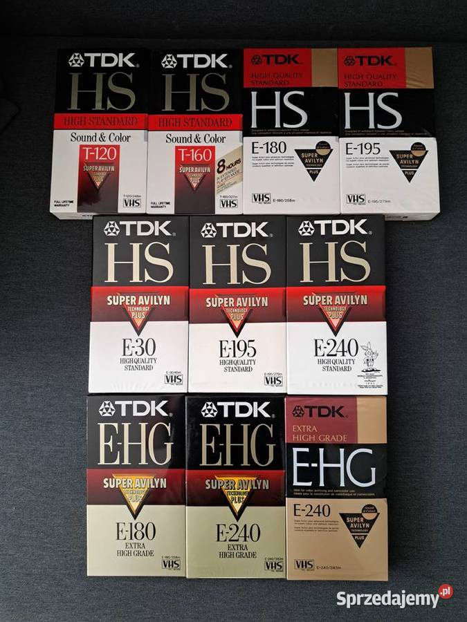 Kasety Vhs fabrycznie nowe Łódź