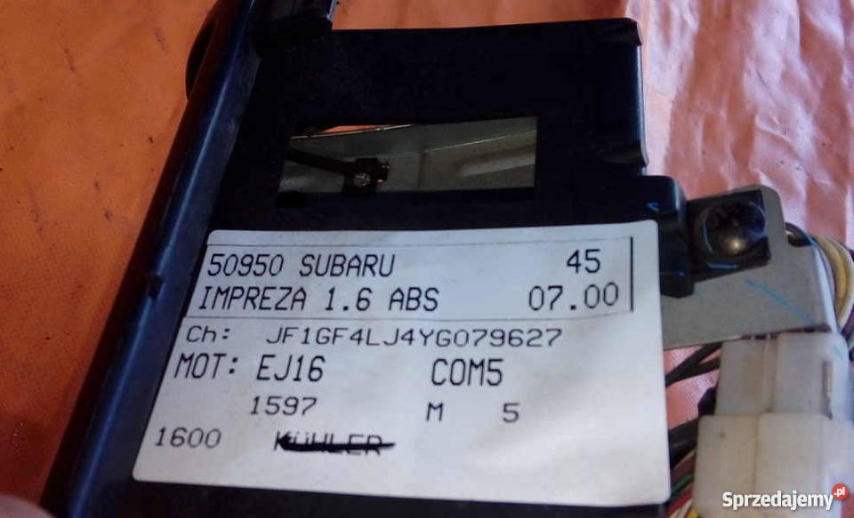 Instrukcja MANUAL SUBARU IMPREZA angielsku Pozostałe Warszawa