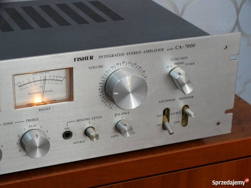 Wzm Fisher CA7000 Vintage WYSYŁKA Wzmacniacze i pokrewne Jasło
