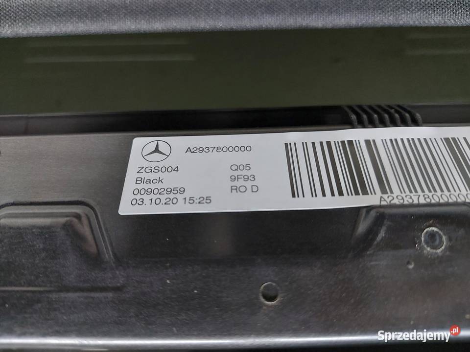 Mercedes EQC 400 W293 Dach szyberdach panorama