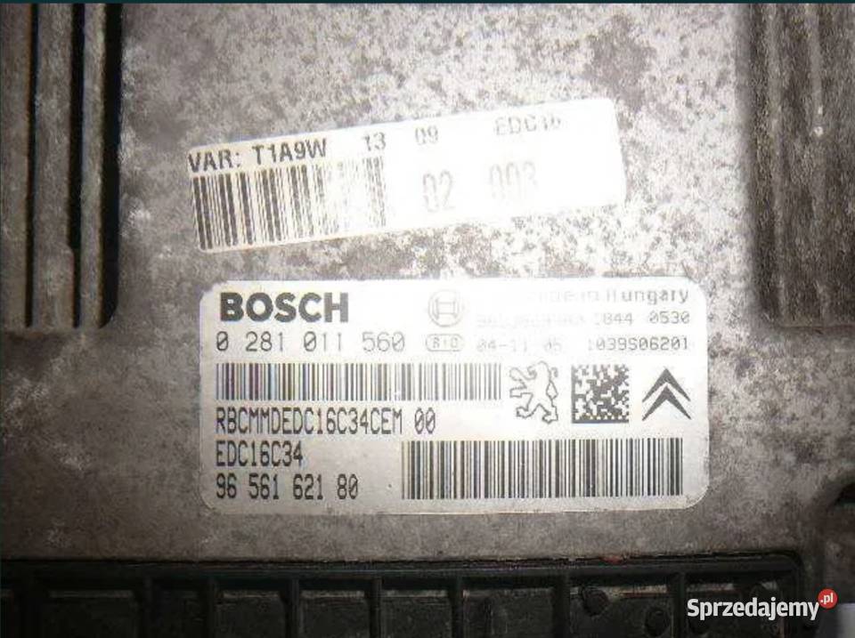 Komputer moduł sterownik silnika Peugeot 206 wielkopolskie