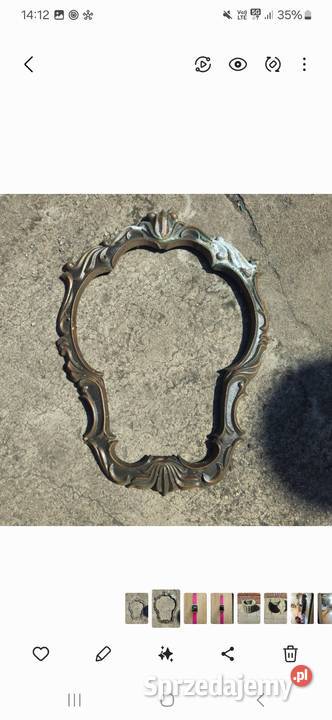 Oprawa lustra stara Zduńska Wola