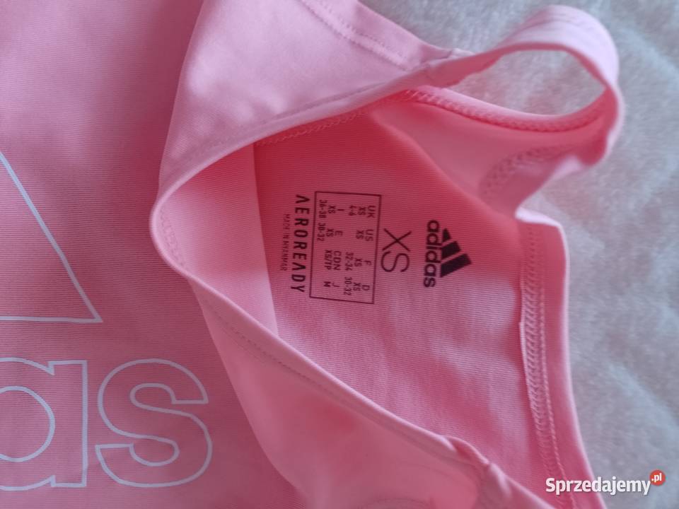34XS ADIDASEkskluzywna różowa Bluzka z Kraków