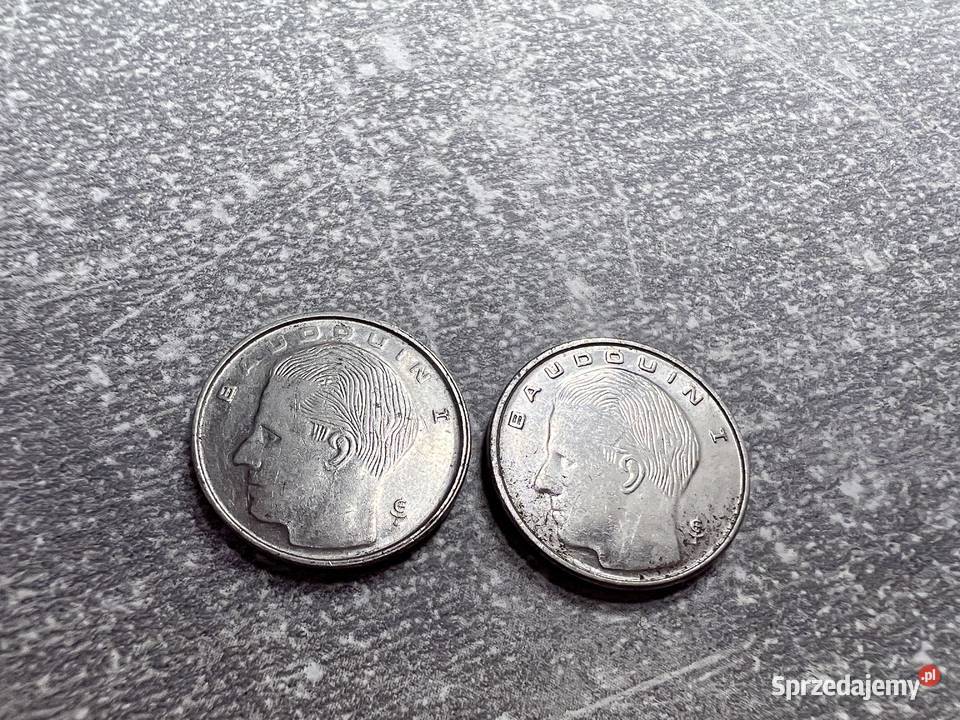 Moneta 1 Frank Belgique Belgia 1991 1989 Jasło