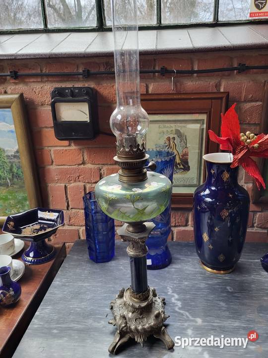 Stara lampa naftowa Schutz Marke