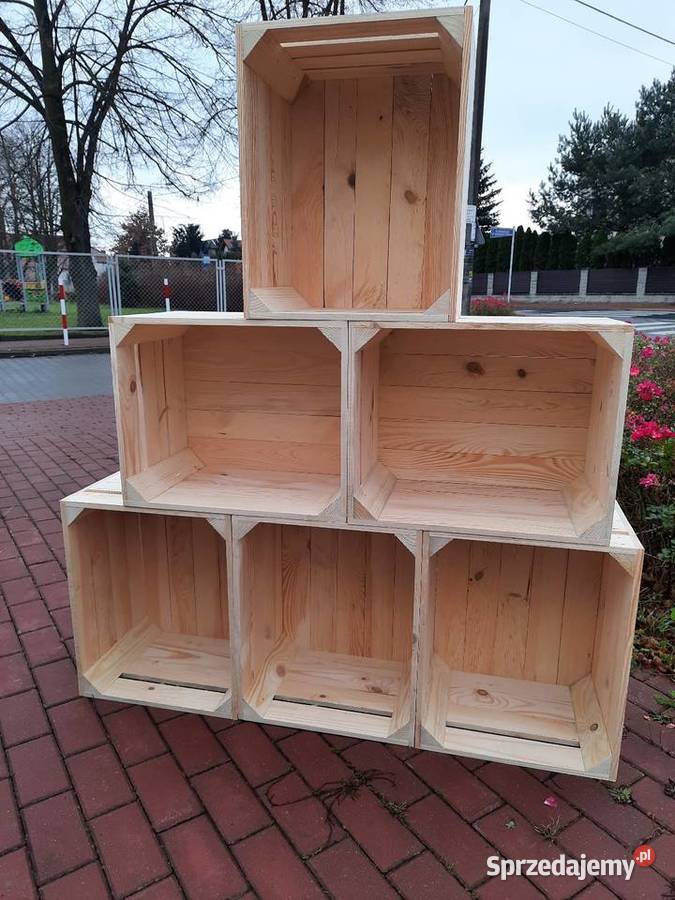 Skrzynka drewniana NUMER1 szlifowana handmade Skrzynki i opakowania Warszawa