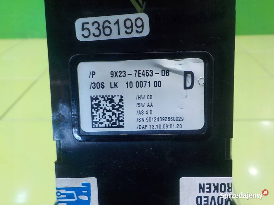 JAGUAR XF 4D SEDAN UP239 panel wybierak zmiany Suków sprzedam