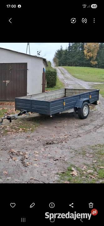 Przyczepka Sam Zarejestrowana zamiana burtowe Mrągowo sprzedam