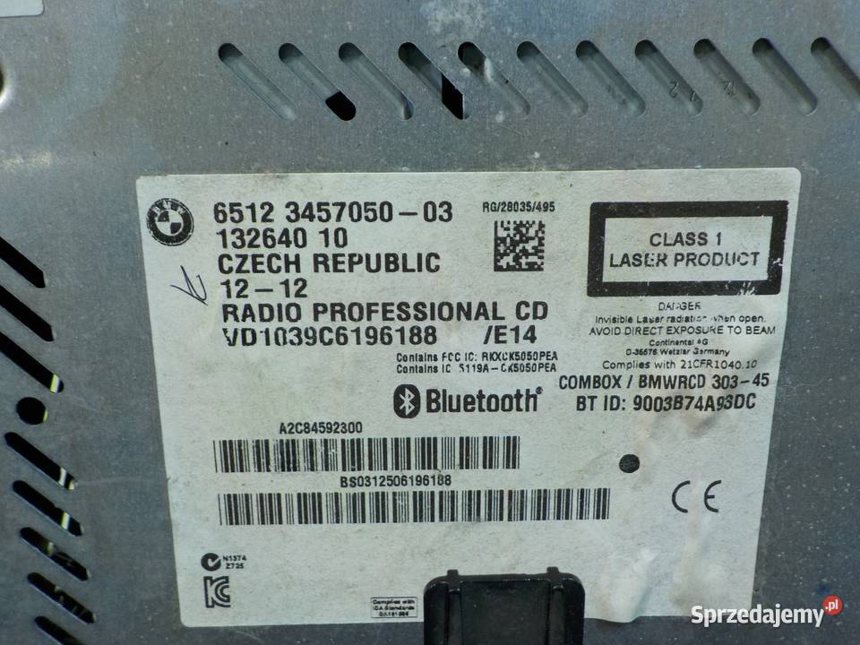 MINI COOPER ONE R56 II 16B 13r 3D radio CD Radioodtwarzacze Suków