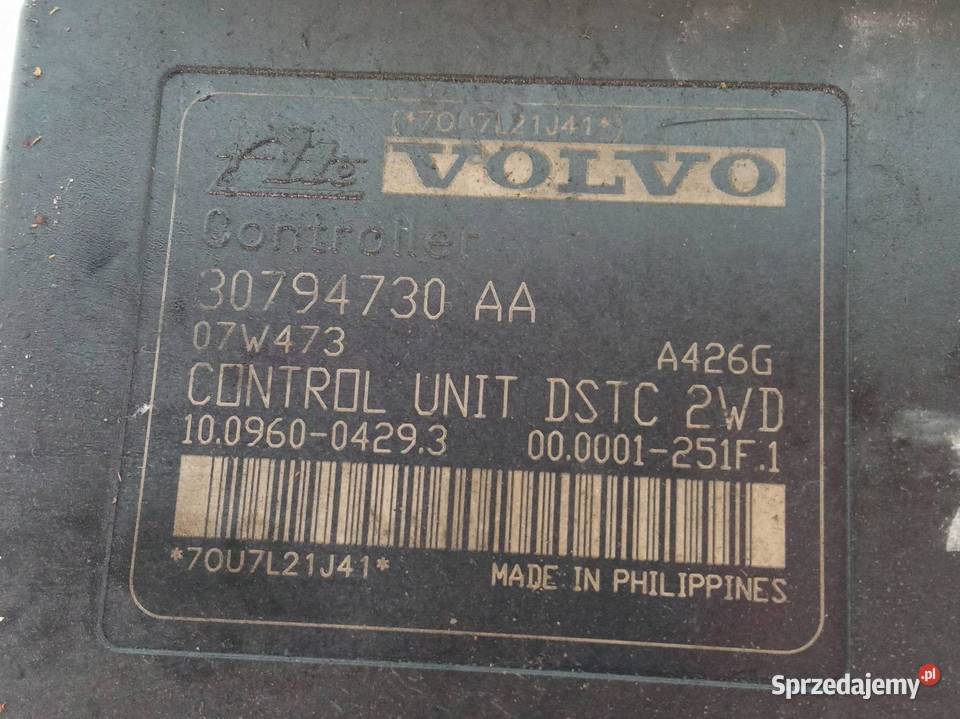 POMPA ABS 30794728 4N512C405GB 30794730 Volvo Układ ABS i ESP