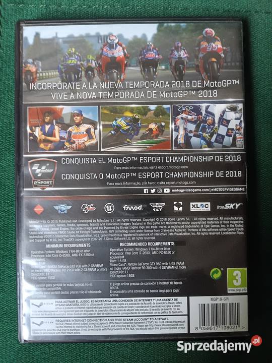 Gra MotoGp18 na PC