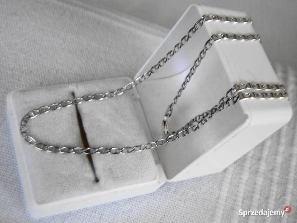 Łańcuszeknaszyjnik srebro 925 Łańcuszki