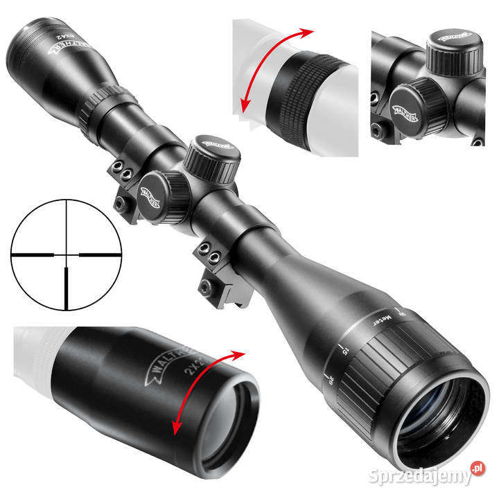 Luneta celownicza Walther 6x42 AO zm 11 mm Lornetki i teleskopy Warszawa