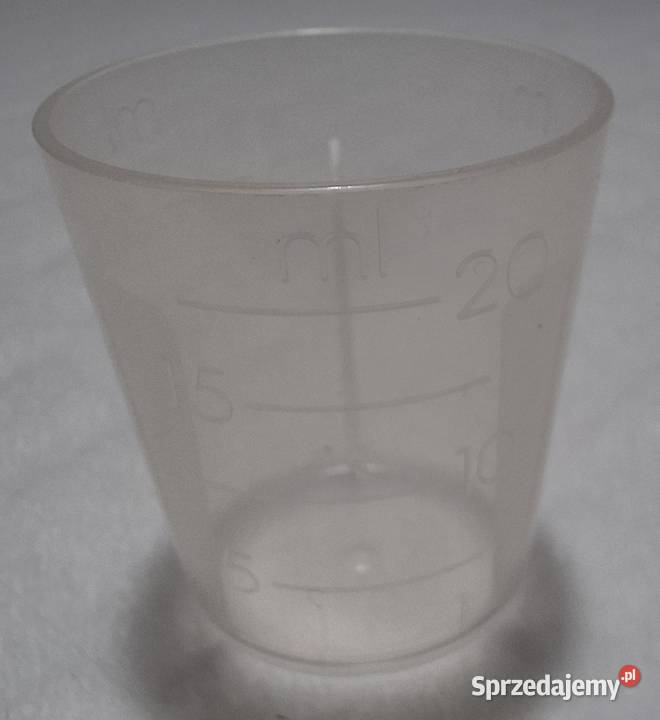 Kieliszek plastikowy miarka ml 120ml 35x4