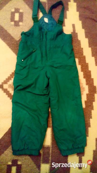 Spodnie na szelkach ocieplane 116 Warszawa