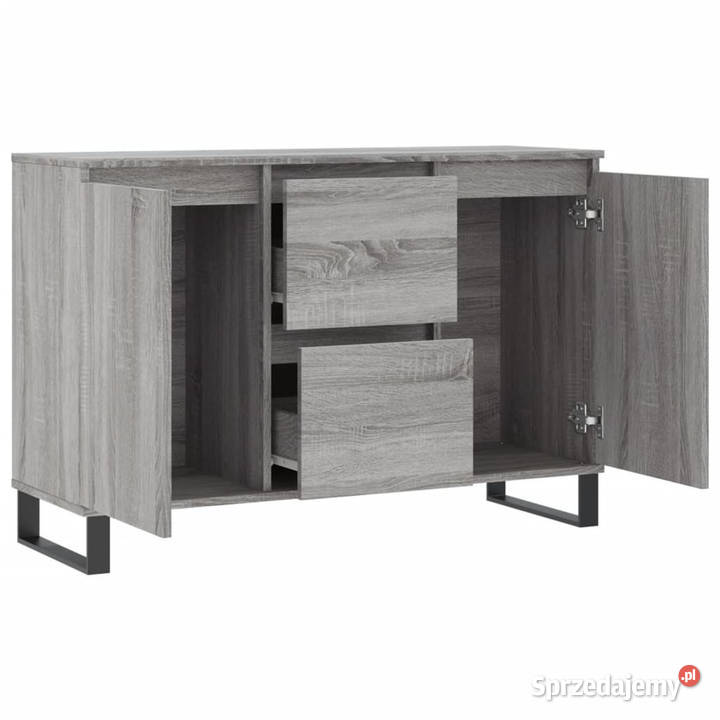 Szafka szary dąb sonoma 104x35x70 materiał Warszawa