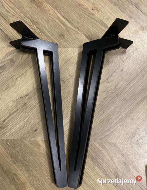 Czarne Nogi metalowe Stelaż Stoki kawowy 45 Bochnia