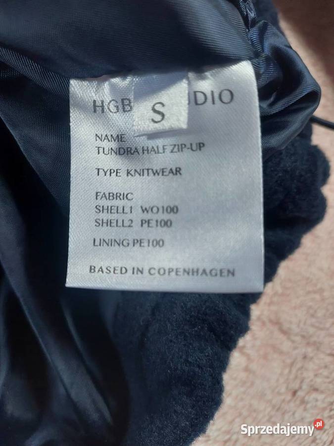 Kultowa bluza Hggb studioTundra Halfzip up Rozmiar S Szprotawa