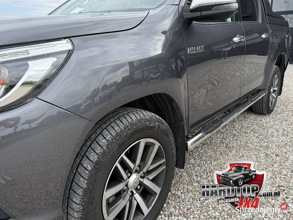 Progi Hilux Orurowanie Stopnie Boczne CHROM osobowe Pasłęk sprzedam