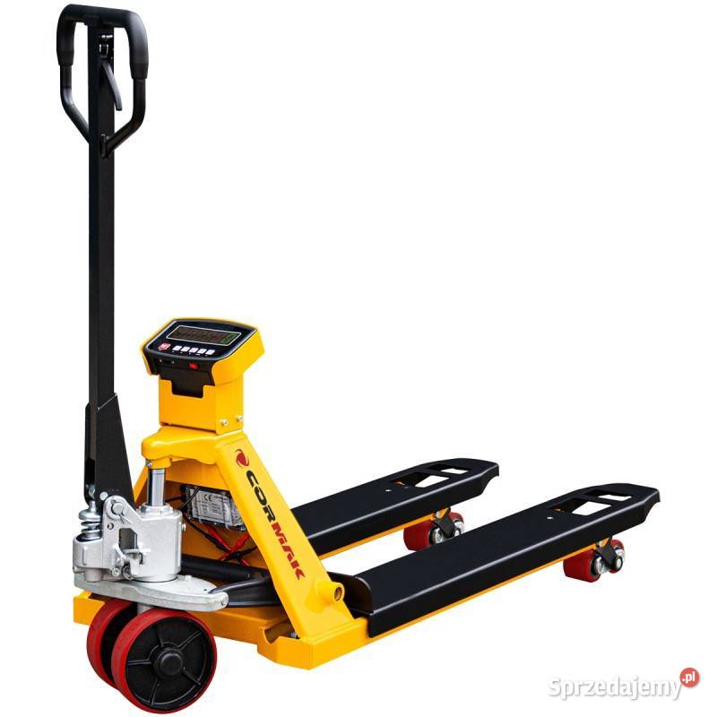 Wózek paletowy z wagą paleciak widły 1150mm